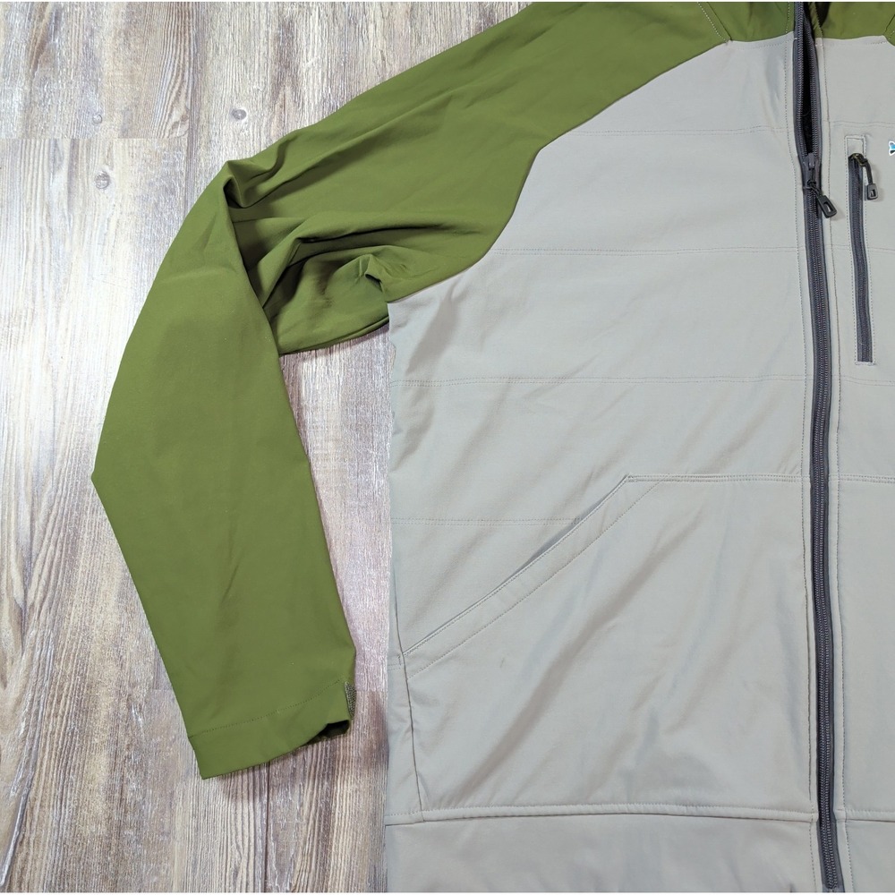Patagonia Jacket Mens XL Snap Dry Hoody Insulated Full Zip Fishing Outdoor Green - Picture 4 of 16